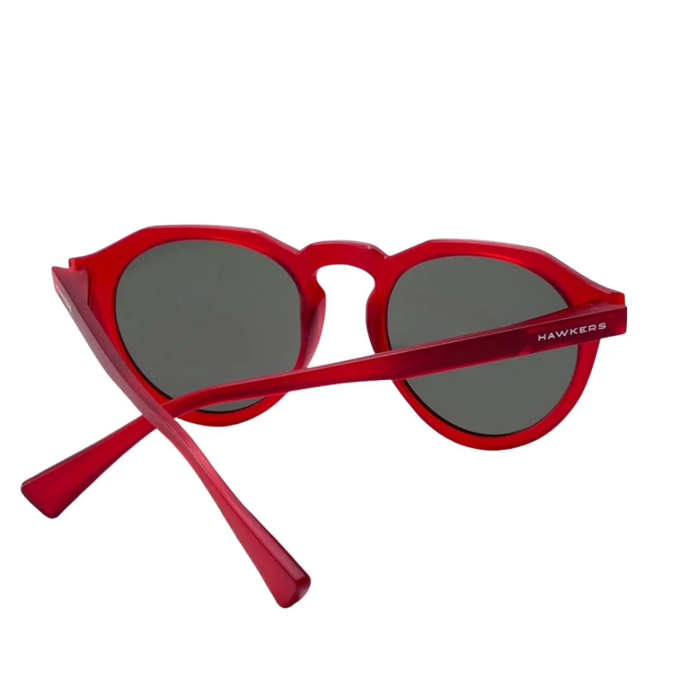 Gafas de Sol Hawkers Round Warwick Raw Rojo Cereza Oscuro Unisex 51mm 4
