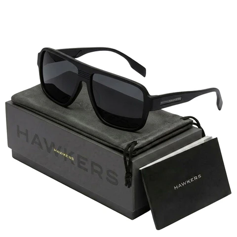 Gafas de Sol Hawkers PARLAY Negro Mate Unisex Talla 58mm