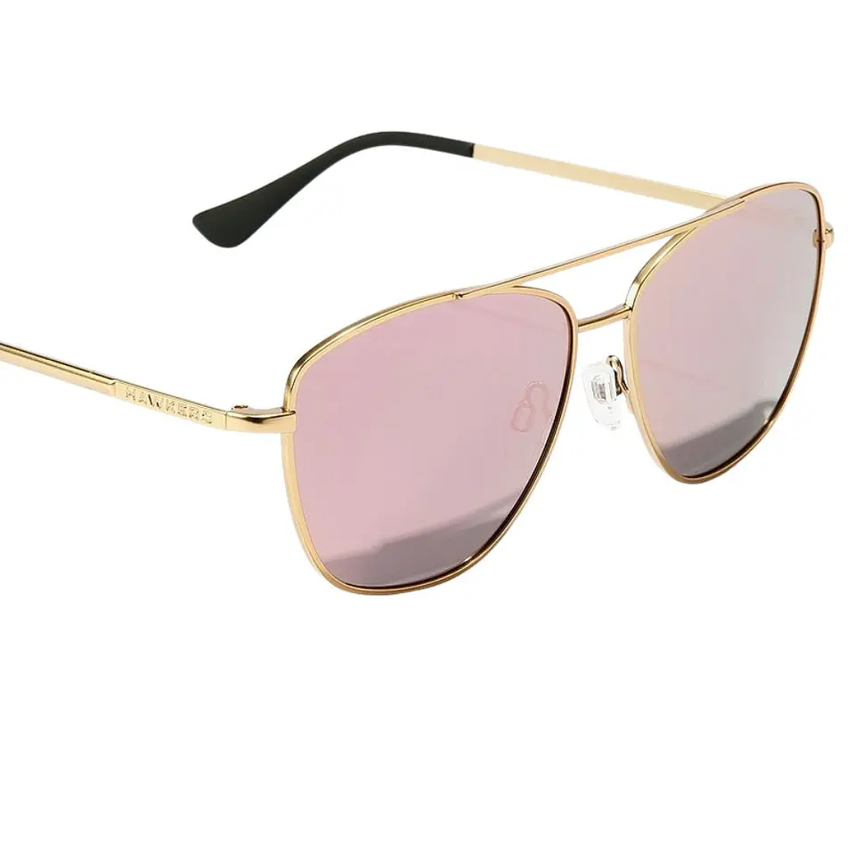 Gafas de Sol Polarizado Hawkers LAX Oro Rosa Espejado Unisex Talla 57mm 5