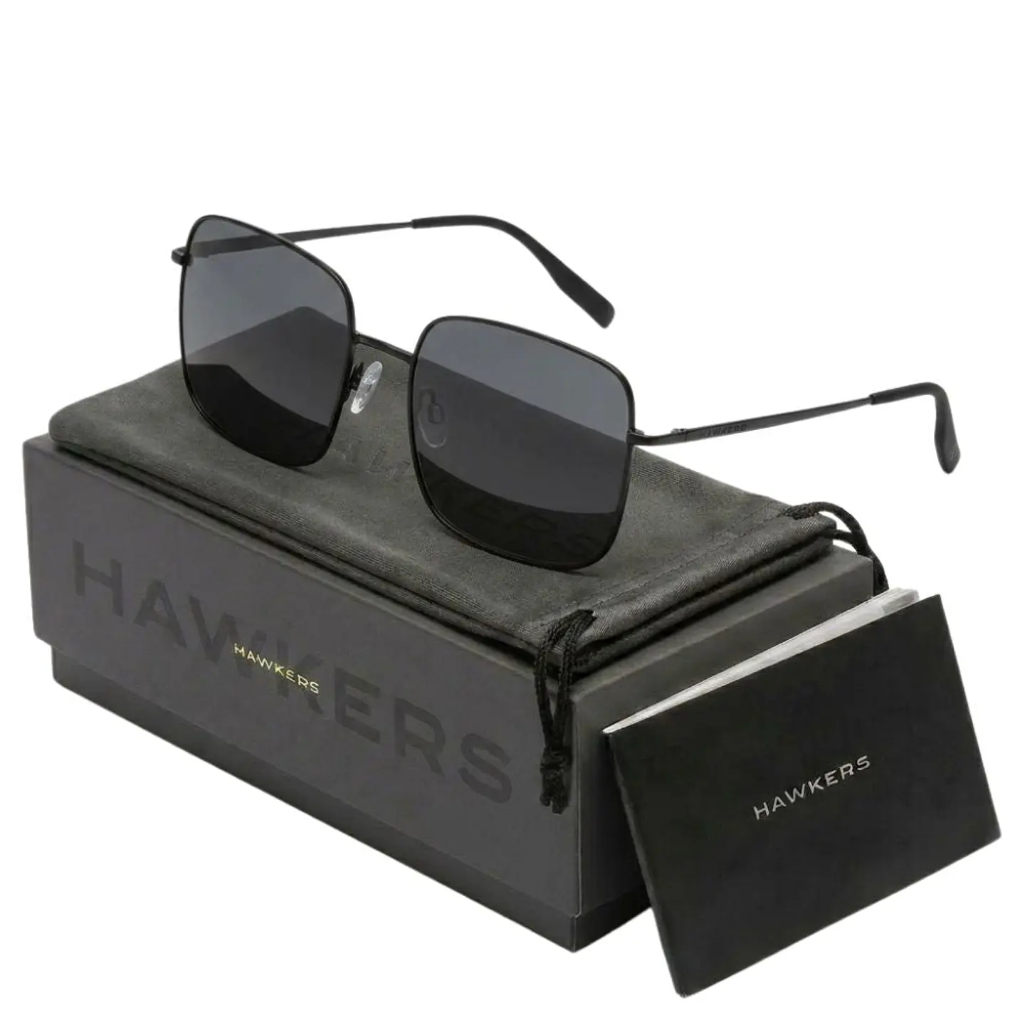Gafas de Sol Polarizado Hawkers ROYAL FLUSH Negro Unisex Talla 55mm 1