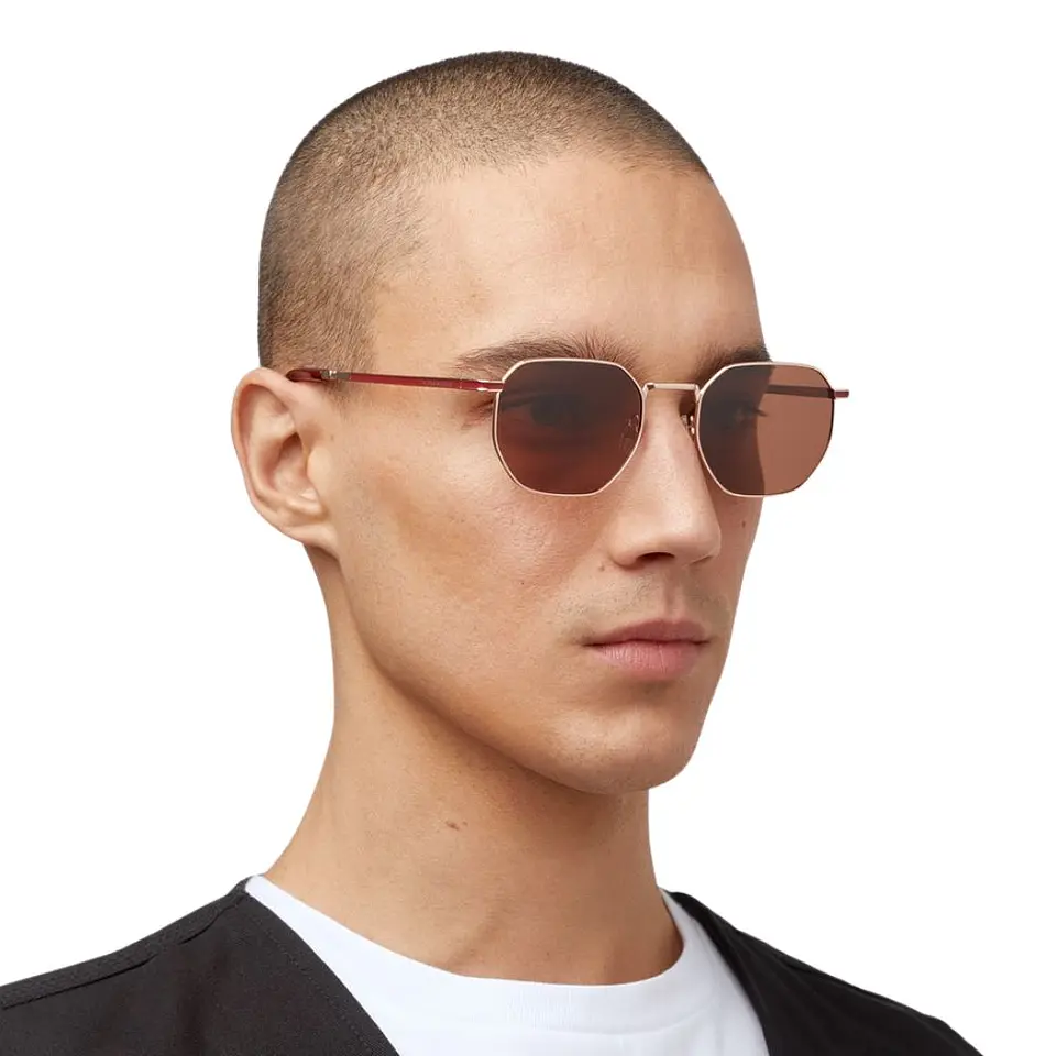 Gafas de Sol Polarizado Hawkers SIXGON Oro Rosa Unisex Talla 51mm 7