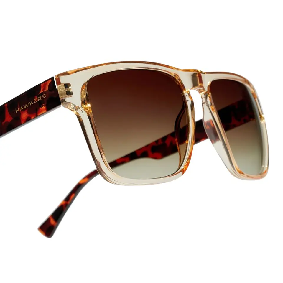 Gafas de Sol Hawkers LAYOFF Marron Tortuga Unisex Talla 55mm 5