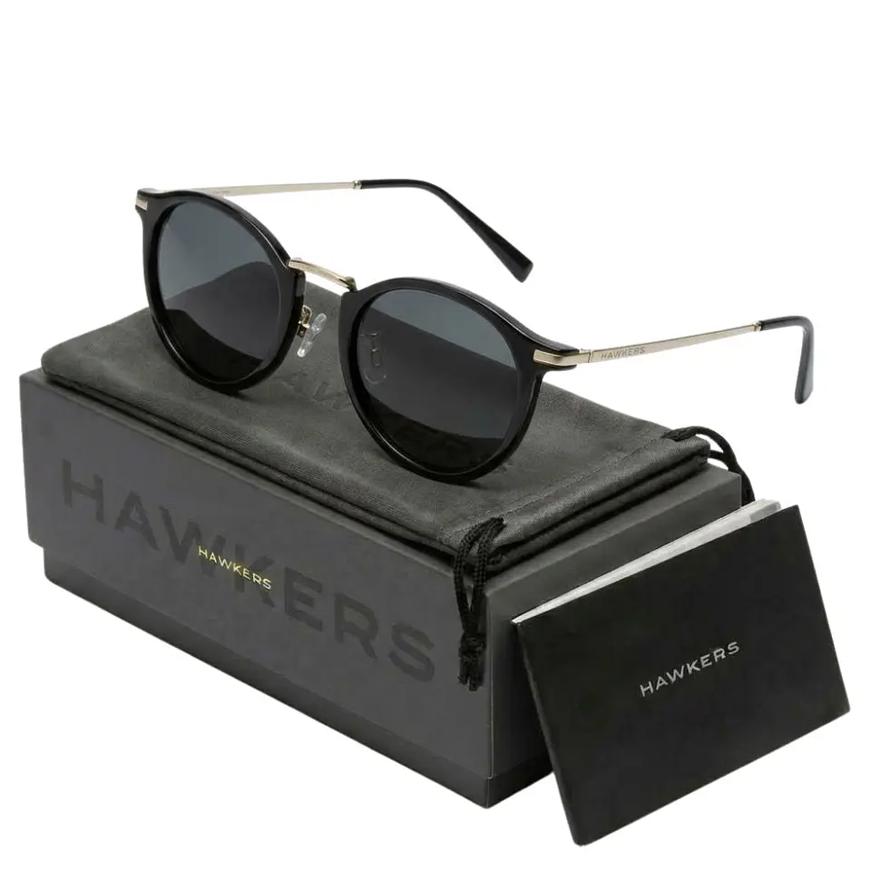 Gafas de Sol Polarizado Hawkers DEALER Negro Unisex Talla 49mm 1
