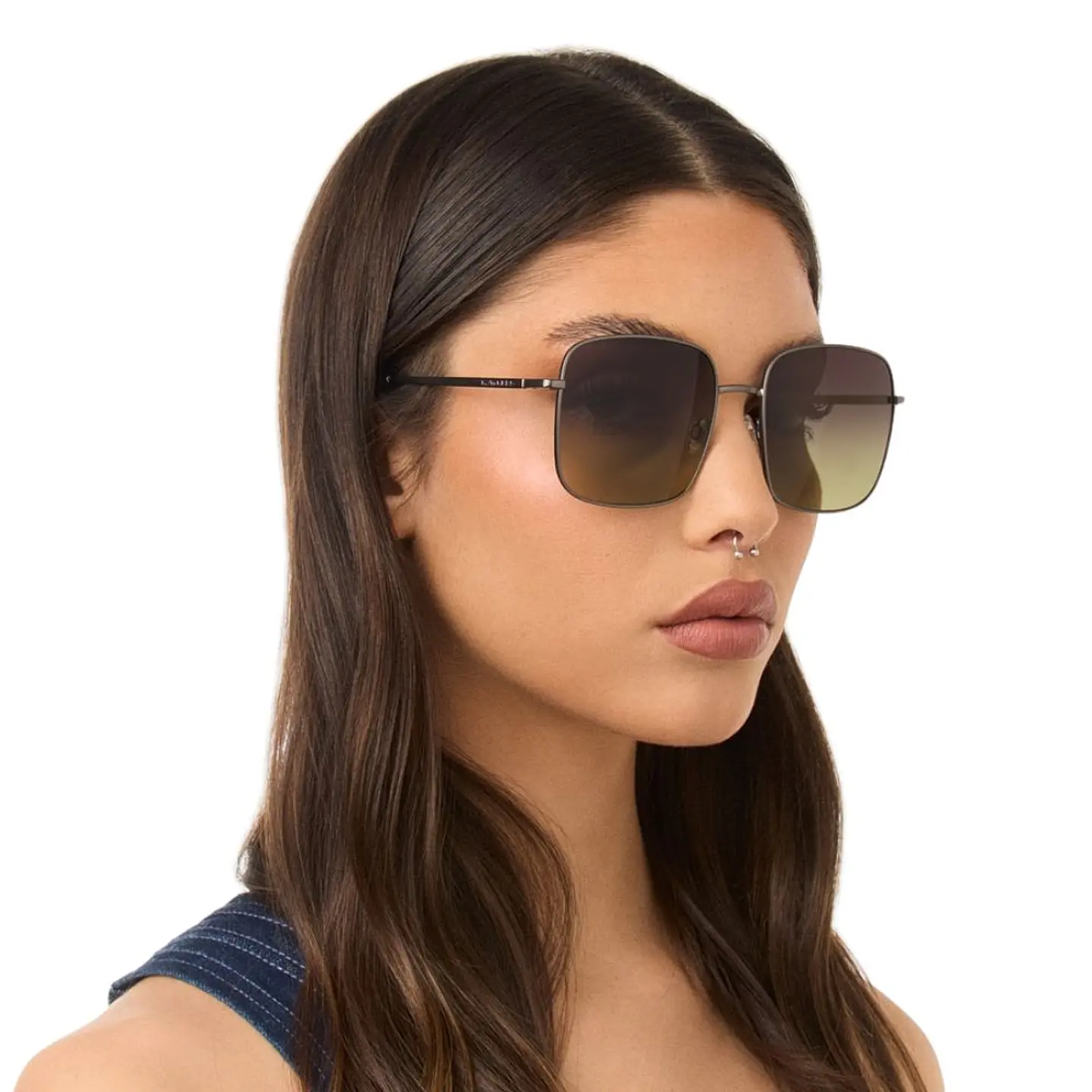 Gafas de Sol Hawkers ROYAL FLUSH Negro y Verde Degrade Unisex Talla 55mm 9