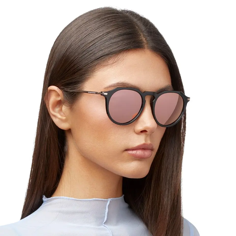 Gafas de Sol Polarizado Hawkers WARWICK CROSSWALK Oro Rosa Unisex Talla 52mm 7