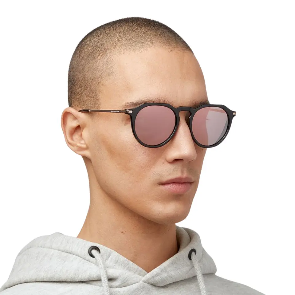 Gafas de Sol Polarizado Hawkers WARWICK CROSSWALK Oro Rosa Unisex Talla 52mm 8