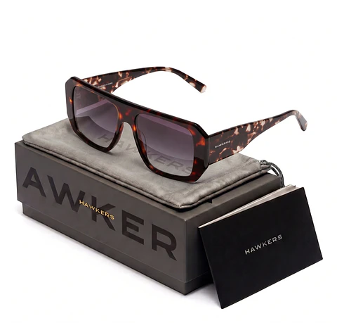 Gafas de Sol Hawkers Hell Color Carey Degrade Unisex Talla 56mm