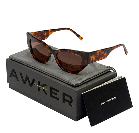 Gafas de Sol Hawkers Manhattan Cat Eye Color Carey para Mujer Talla 53mm