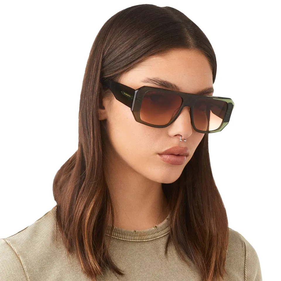 Gafas de Sol Hawkers Hell Color Verde Degrade Unisex Talla 56mm 6