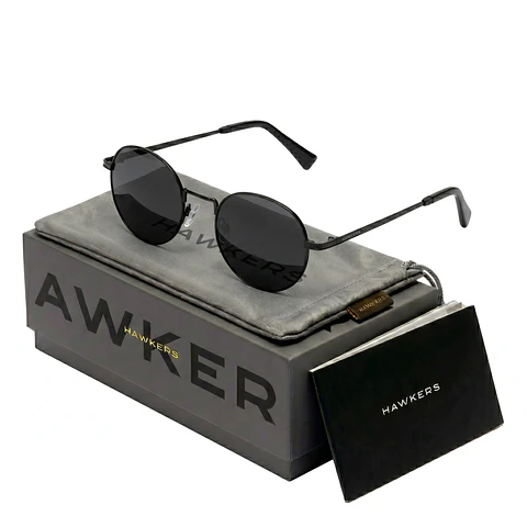 Gafas de Sol Hawkers Polarizadas Moma Color Negro Unisex Talla 50mm
