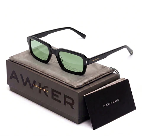 Gafas de Sol Hawkers Slim Point Cat Eye Color Negro Unisex Talla 52mm