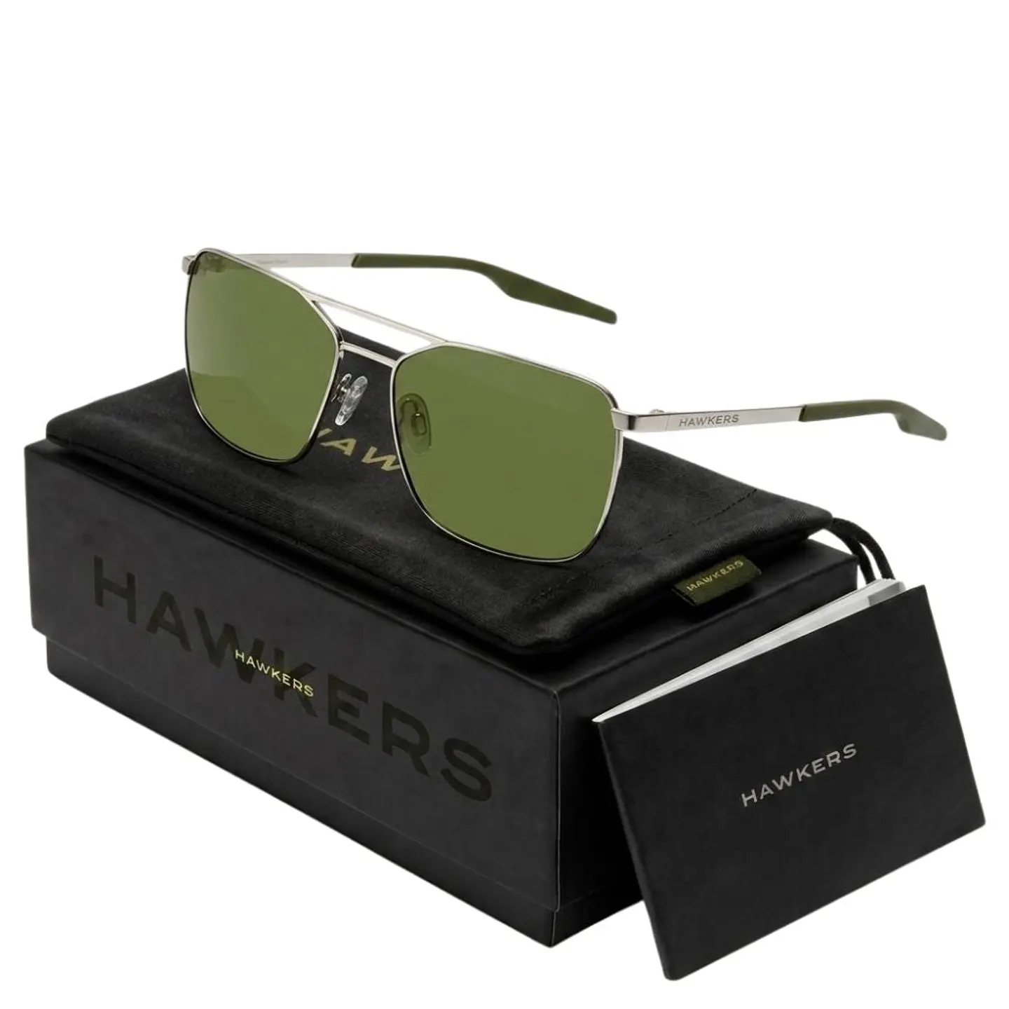 Gafas de Sol Polarizado Hawkers SENSE Verde Unisex Talla 59mm 1