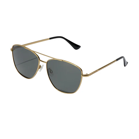 Gafas de Sol Polarizadas Hawkers Lax Color Dorado Matte Para Mujer Talla 57mm