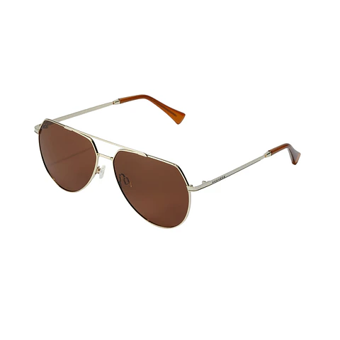 Gafas de Sol Polarizadas Hawkers Shadow Aviador Color Dorado Unisex Talla 60mm