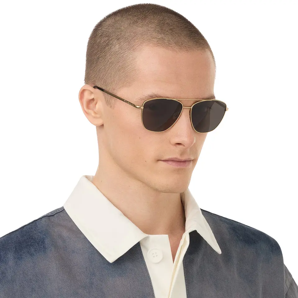 Gafas de Sol Polarizadas Hawkers Lax Color Dorado Matte Para Mujer Talla 57mm 8