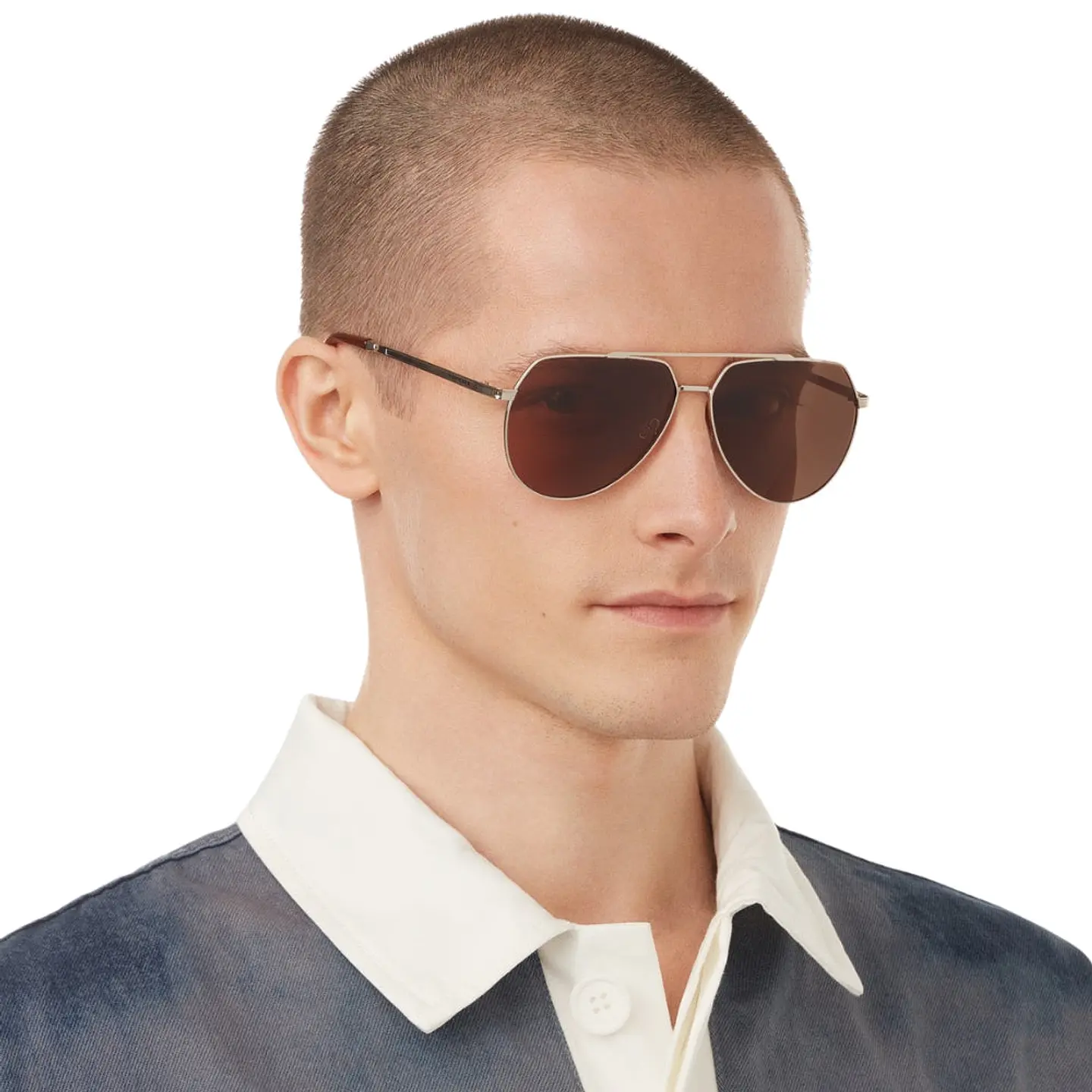 Gafas de Sol Polarizadas Hawkers Shadow Aviador Color Dorado Unisex Talla 60mm 7