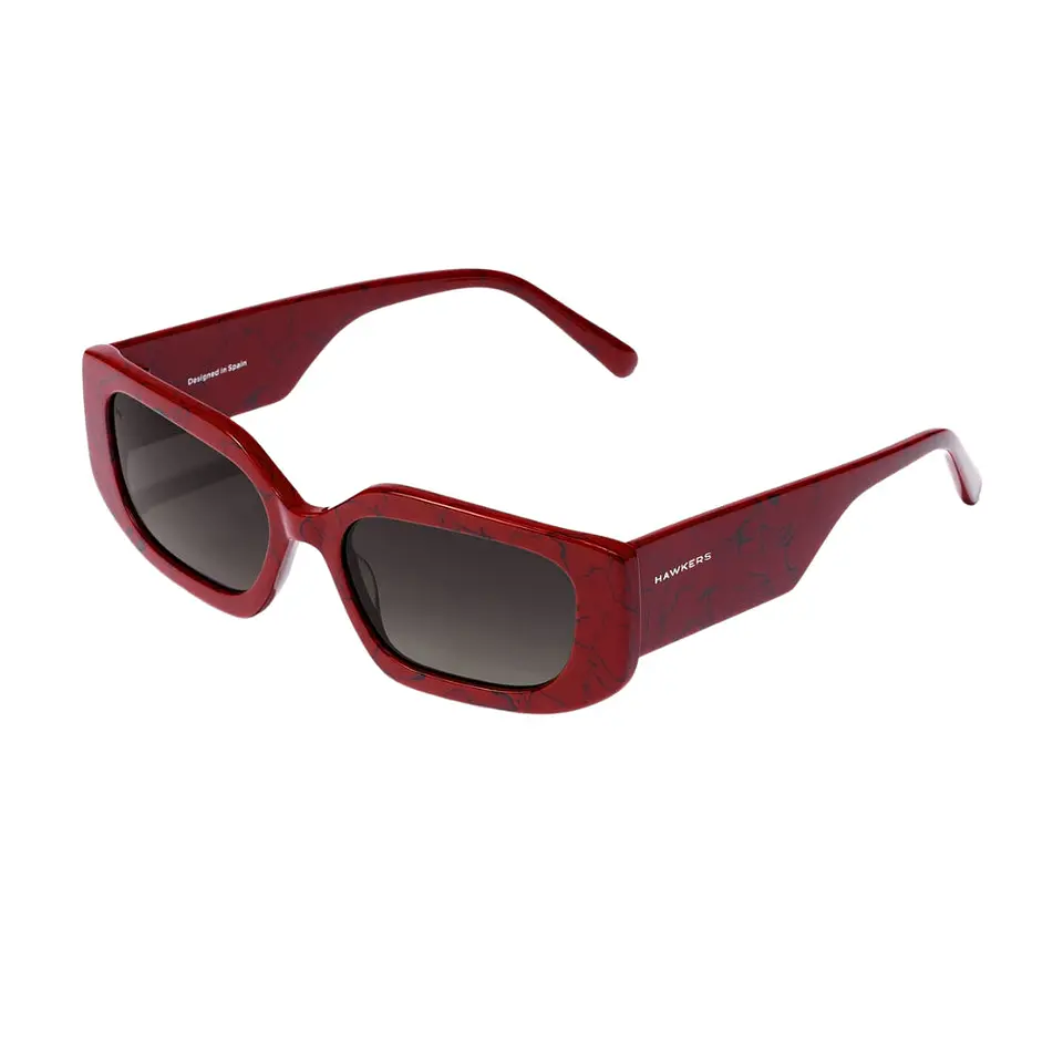 Gafas de Sol Hawkers Trendset Rectangular Degrade Color Rojo Para Mujer Talla 54mm 2