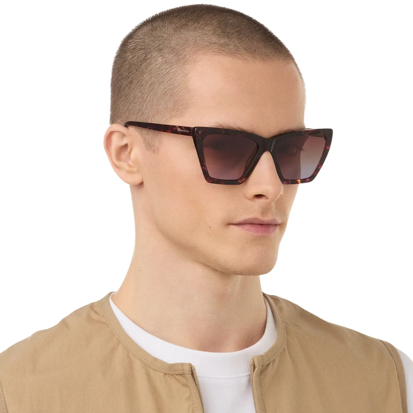 Gafas de Sol Hawkers Cat Eye Flush Color Purple Carey Para Mujer Talla 55mm 8