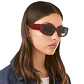 Gafas de Sol Hawkers Trendset Rectangular Degrade Color Rojo Para Mujer Talla 54mm - Miniatura 7