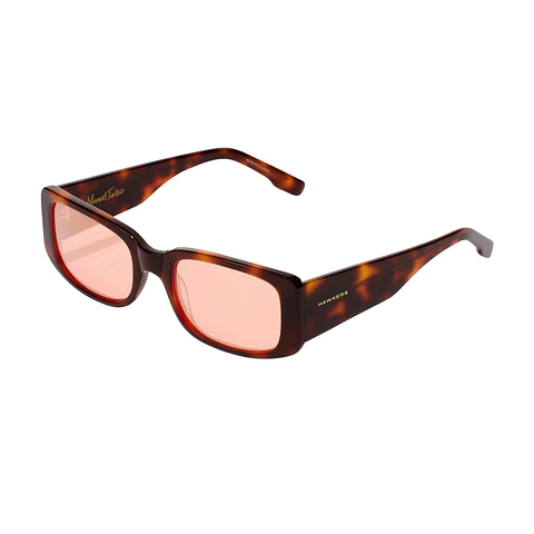 Gafas de Sol Hawkers Linda X Manuel Turizo Color Havana Naranja Unisex Talla 54mm