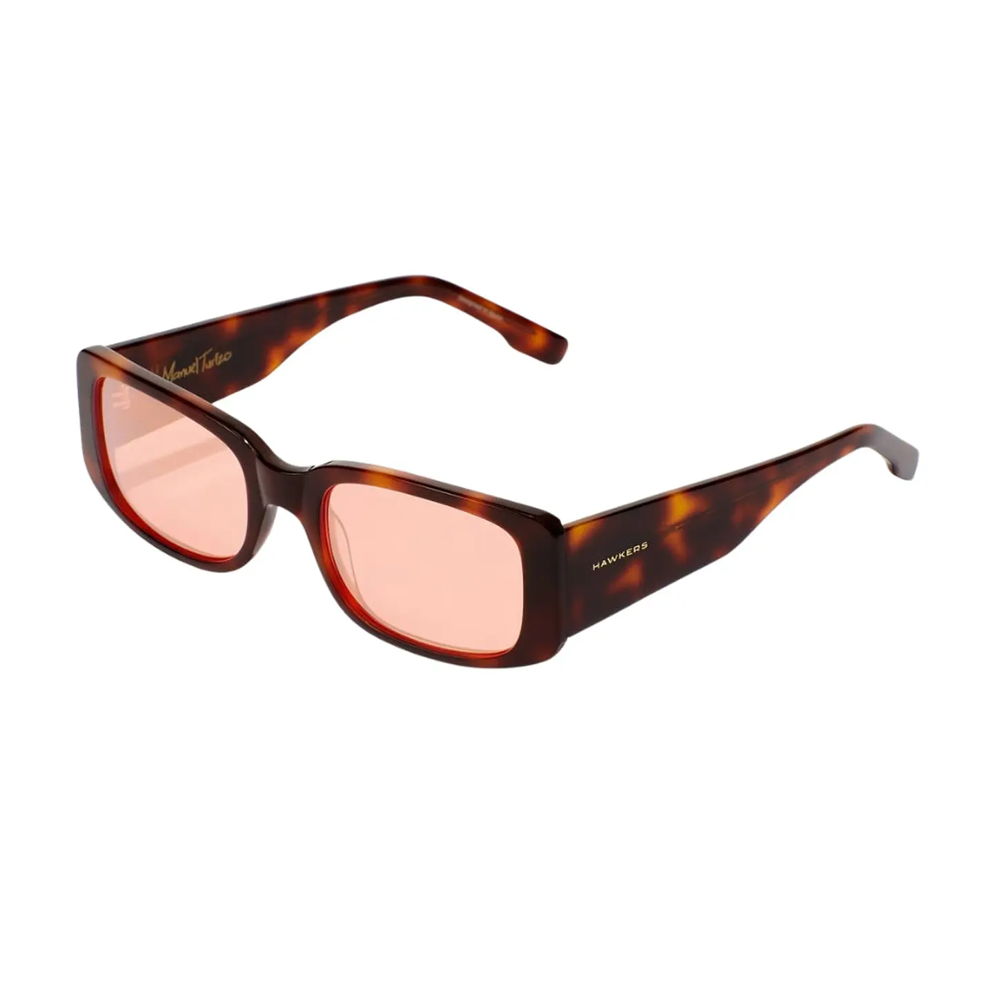 Gafas de Sol Hawkers Linda X Manuel Turizo Color Havana Naranja Unisex Talla 54mm 2