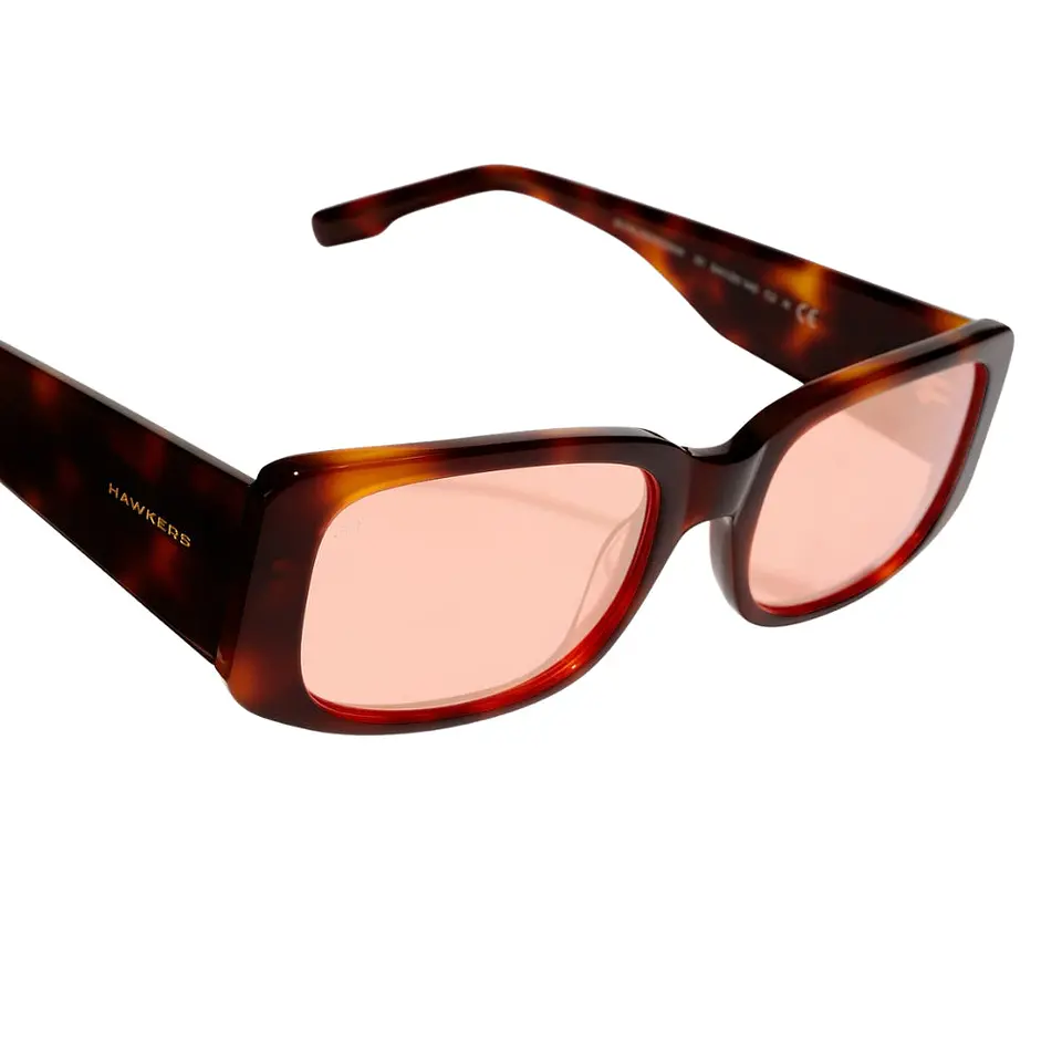Gafas de Sol Hawkers Linda X Manuel Turizo Color Havana Naranja Unisex Talla 54mm 5