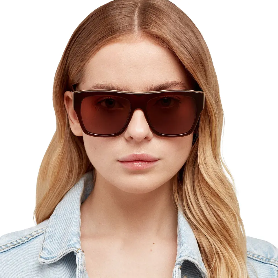 Gafas de Sol Hawkers Doumu X Paula Echevarria Color Marron Unisex Talla 57mm 7