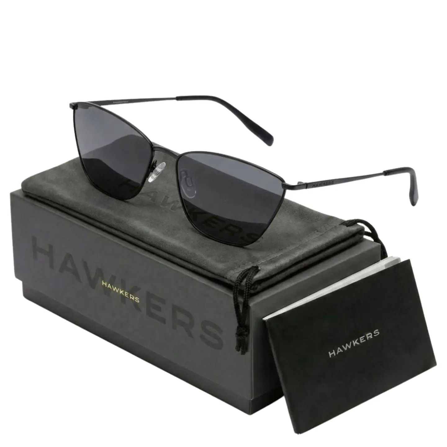 Gafas de Sol Polarizado Hawkers FRESH Negro Unisex Talla 62mm 1