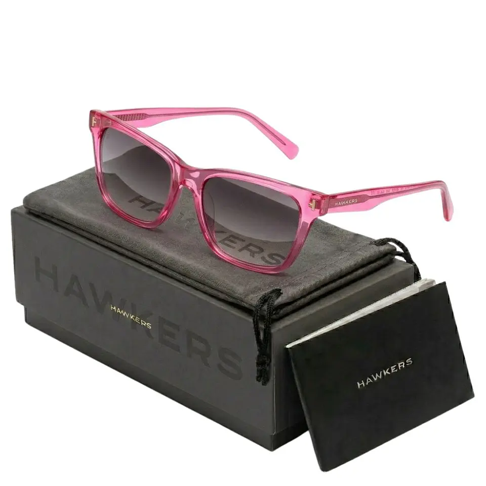 Gafas de Sol Hawkers MAZE Rosa Transparente Unisex Talla 55mm 1