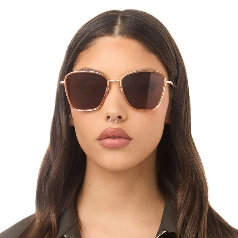 Gafas de Sol Polarizado Hawkers CHILL Marron Transparente Unisex Talla 56mm 7