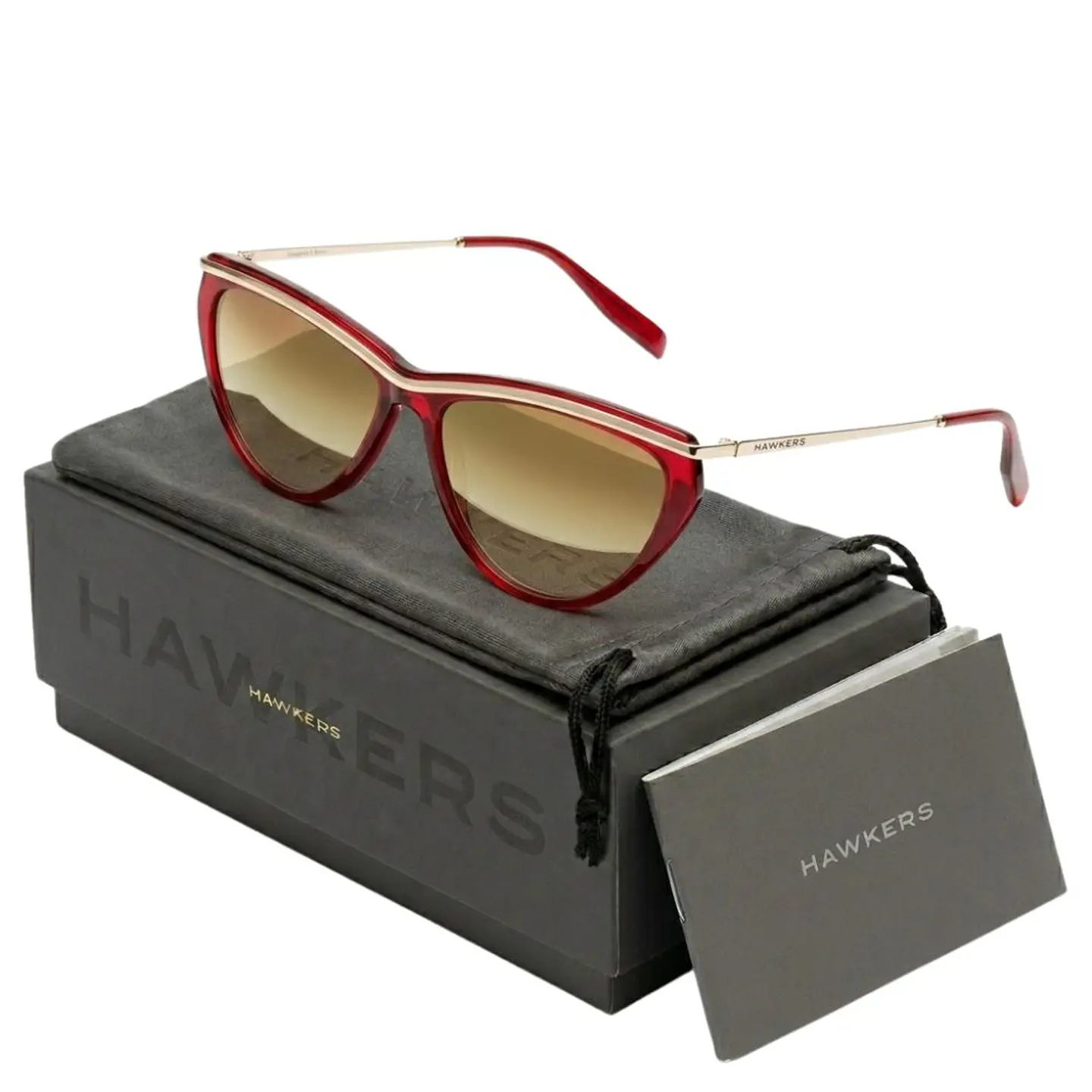 Gafas de Sol Hawkers BOW Rojo Unisex Talla 58mm 1