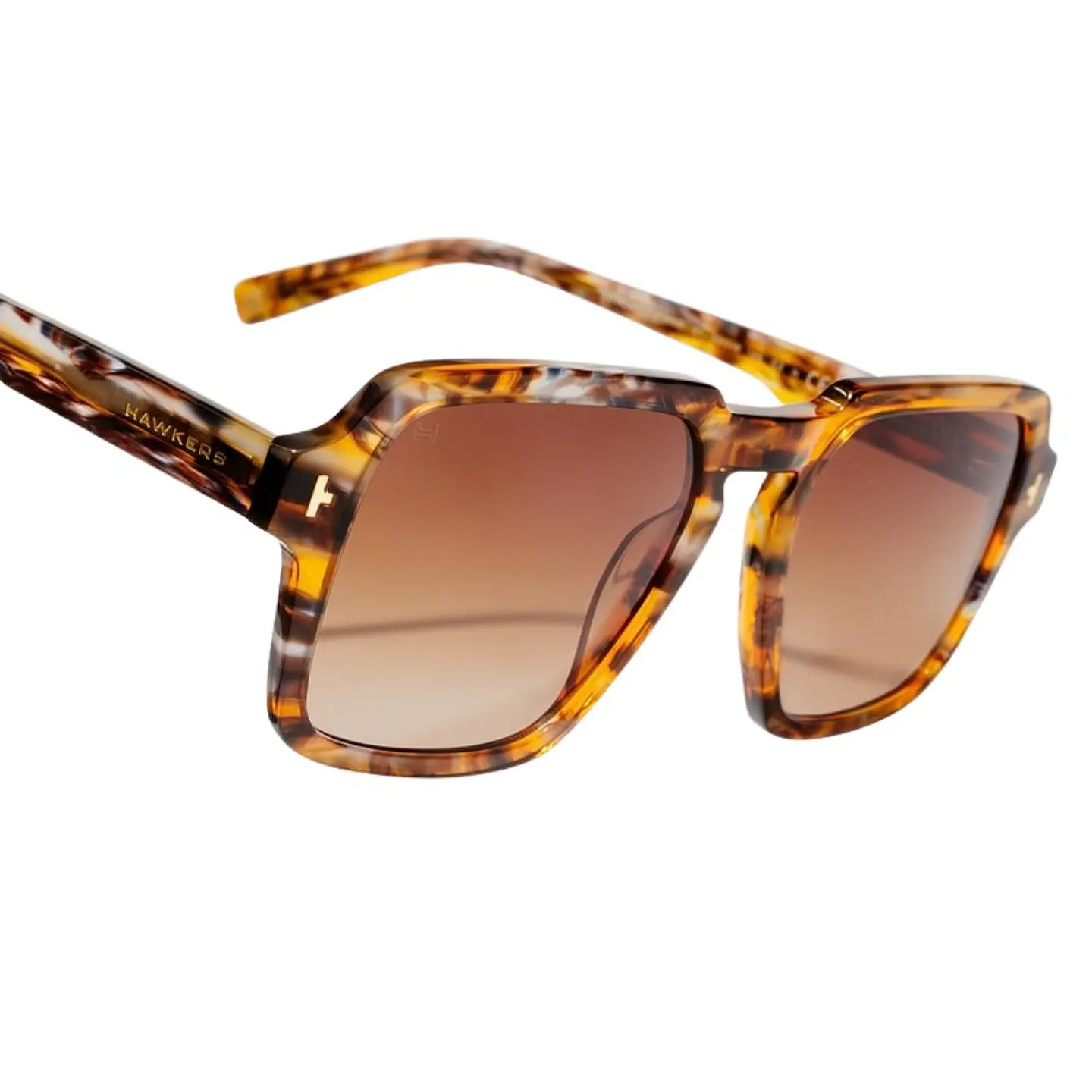 Gafas de Sol Hawkers LASH Naranja y Marron Tortuga Unisex Talla 58mm 6