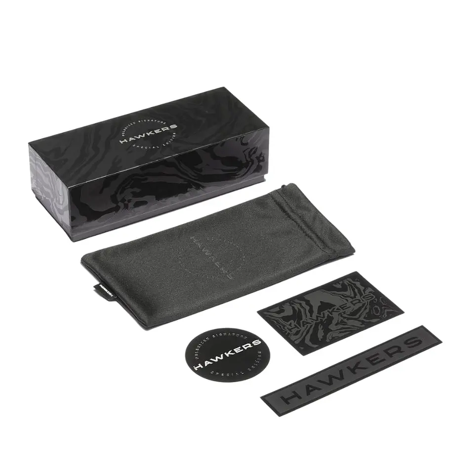 Gafas de Sol Polarizado Hawkers ONE RAW Plateado Espejado Unisex Talla 54mm 8