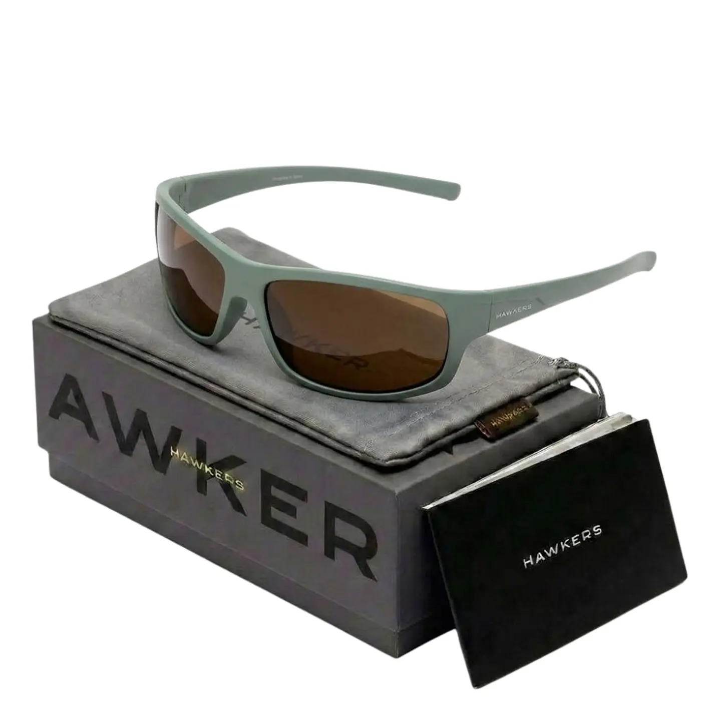 Gafas de Sol Hawkers BOOST - Metalico Verde Unisex Talla 64mm 1
