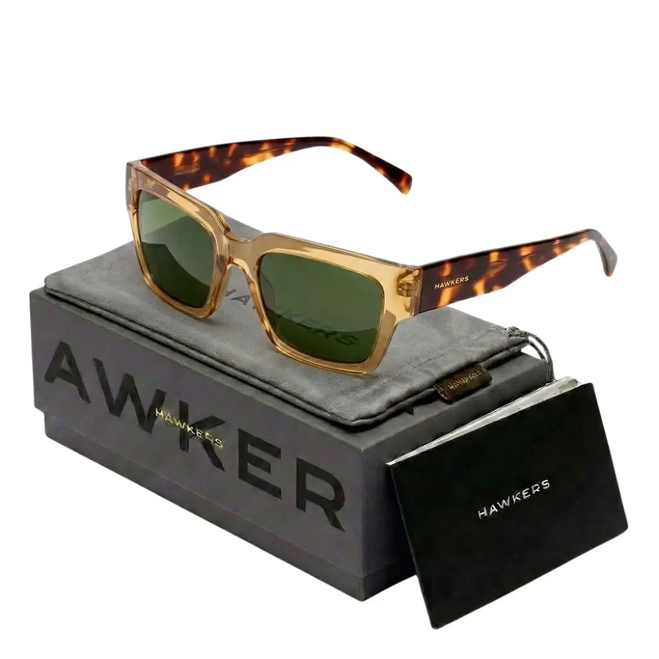 Gafas de Sol Hawkers MATE Mostaza Carey Unisex Talla 53mm 1