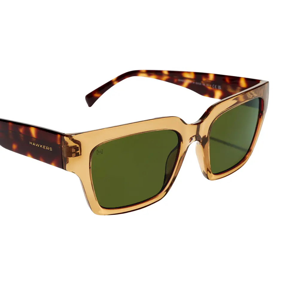 Gafas de Sol Hawkers MATE Mostaza Carey Unisex Talla 53mm 3