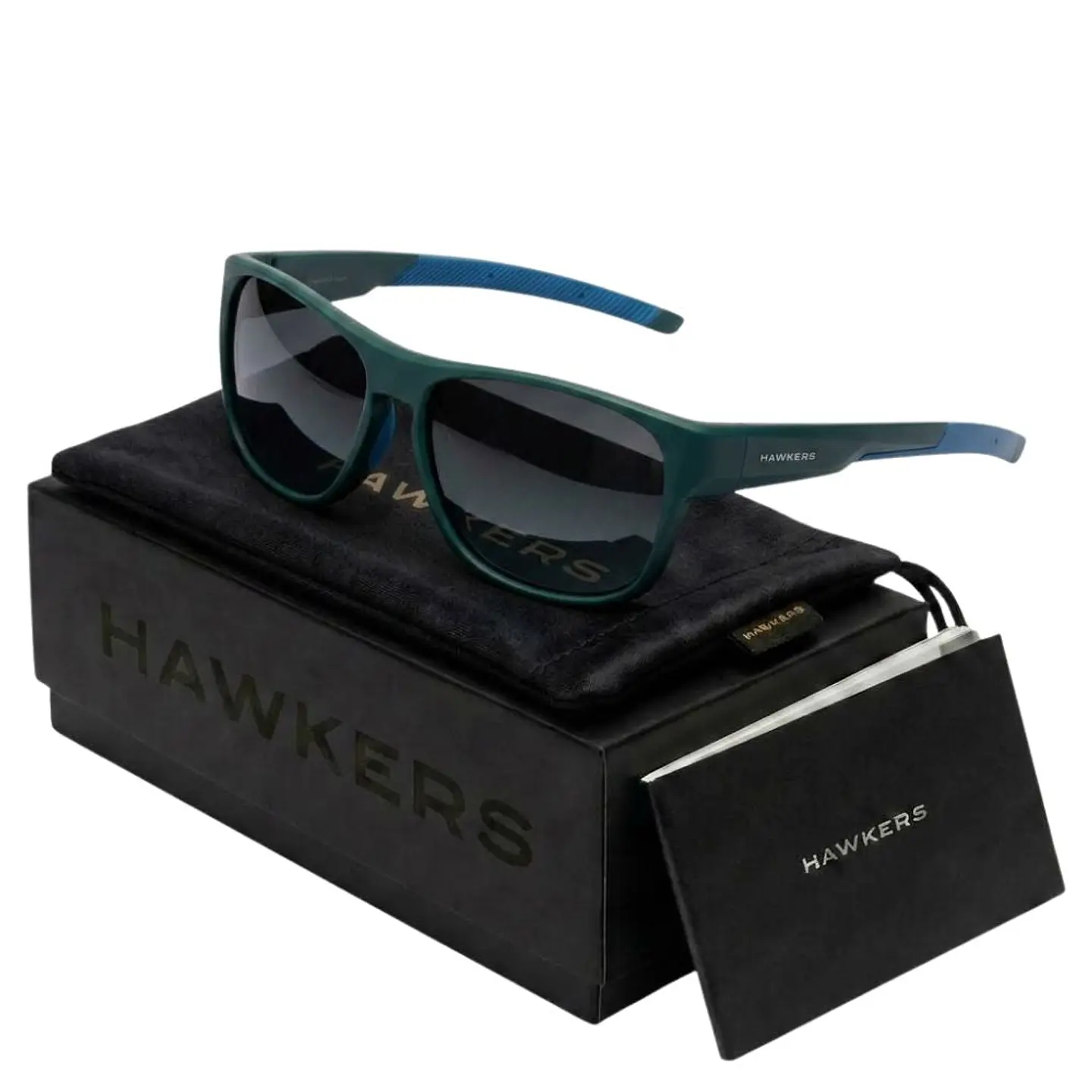 Gafas de Sol Hawkers GRIP - Turquesa Azul Oscuro Unisex Talla 57mm 1