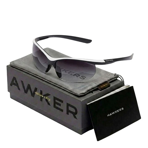 Gafas de Sol Hawkers RADIANTE Blanco Negro Unisex Talla 69mm