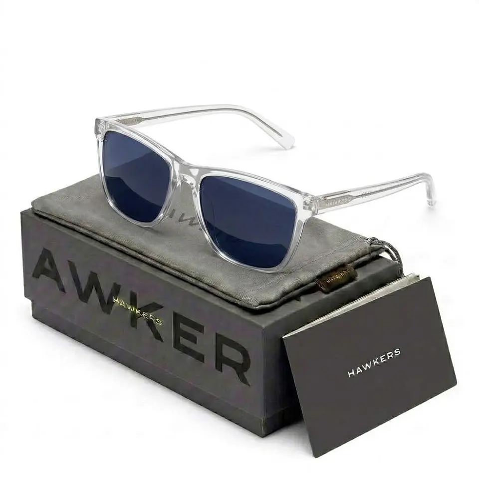 Gafas de Sol Hawkers WAVE Azul Ahumado Gris Unisex Talla 57mm 1