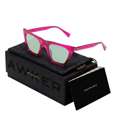 Gafas de Sol Hawkers HYPNOSE Color Verde Rosa Unisex Talla 51mm