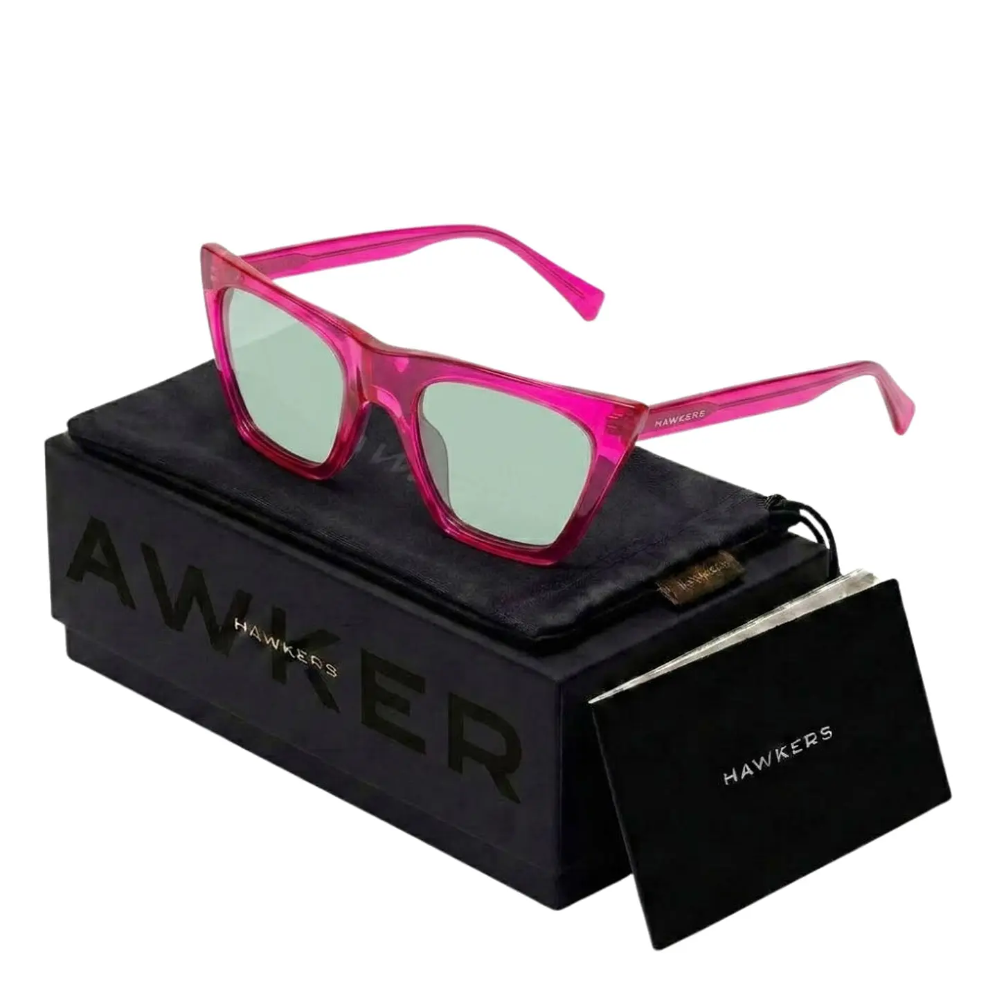 Gafas de Sol Hawkers HYPNOSE Color Verde Rosa Unisex Talla 51mm 1