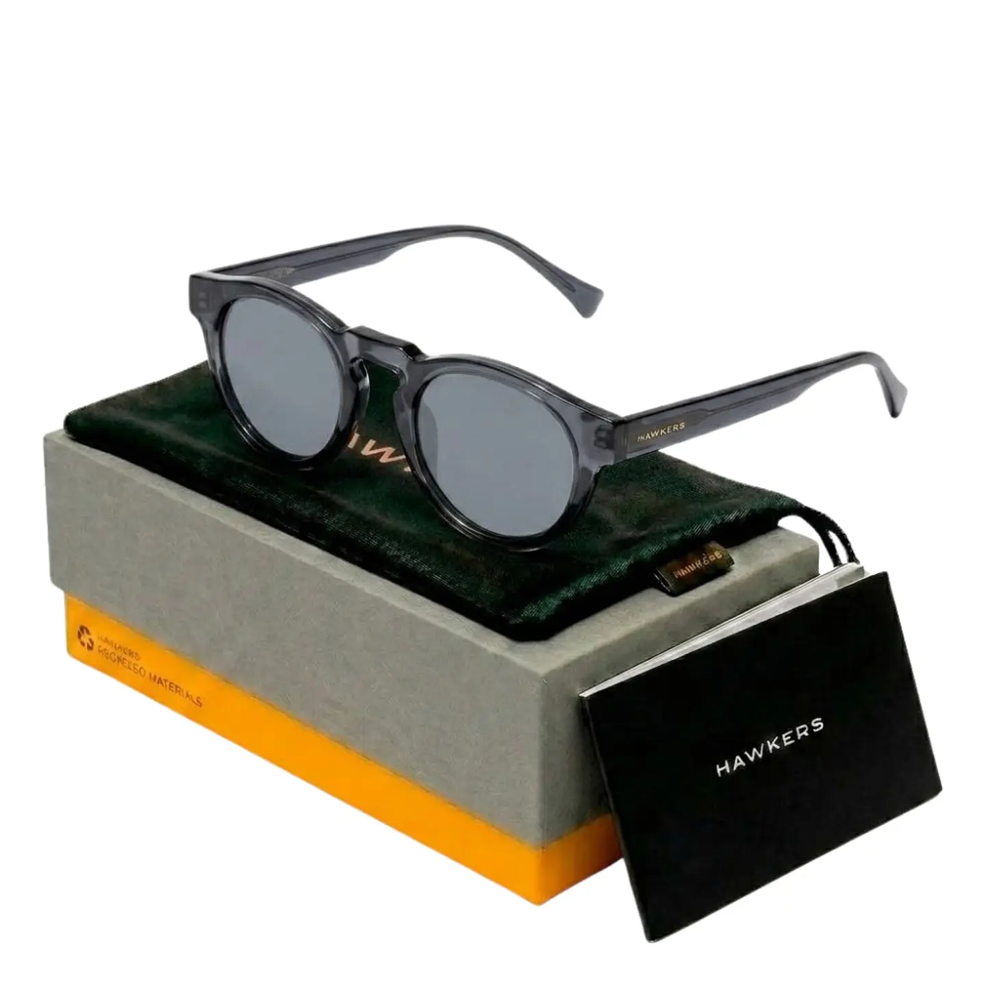 Gafas de Sol Hawkers G-LIST Color Plateado GrisUnisex Talla 48mm 1