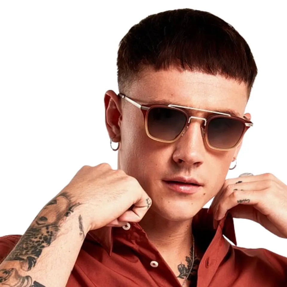 Gafas de Sol Hawkers RUSHHOUR Color Marron Dorado Unisex Talla 48mm 6