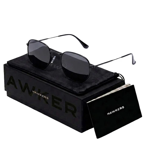 Gafas de Sol Hawkers Polarizado SIXGON DRIVE Gris Negro Unisex Talla 50mm