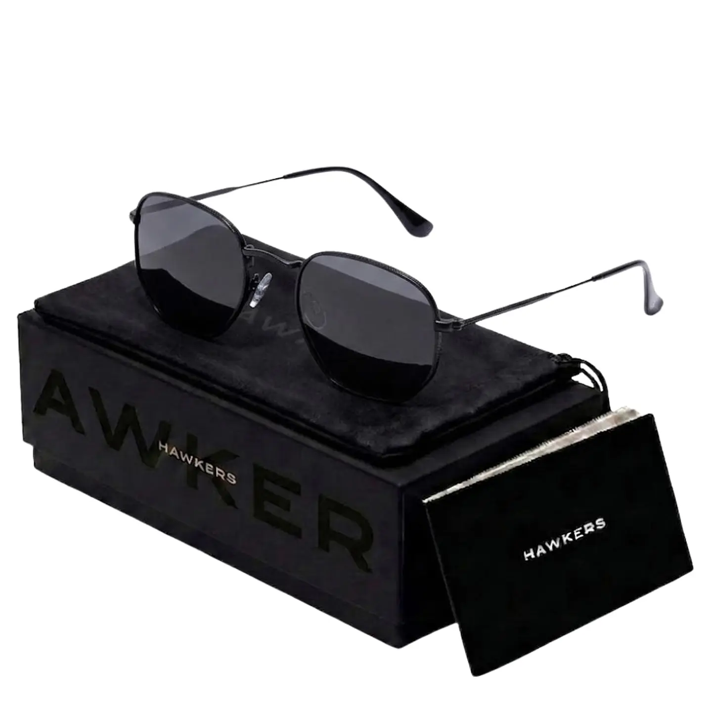 Gafas de Sol Hawkers Polarizado SIXGON DRIVE Gris Negro Unisex Talla 50mm 1