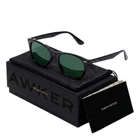 Gafas de Sol Hawkers Polarizado HARLOW Verde Negro Talla 54mm