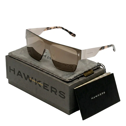 Gafas de Sol Hawkers Long Island HLIS22SJM0 Beige Espejado Unisex Talla 145mm