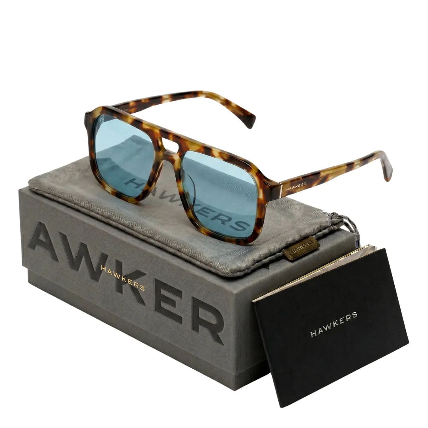 Gafas de Sol Hawkers Croupier HCRO22CLX0 Celeste Unisex Talla 53mm 1