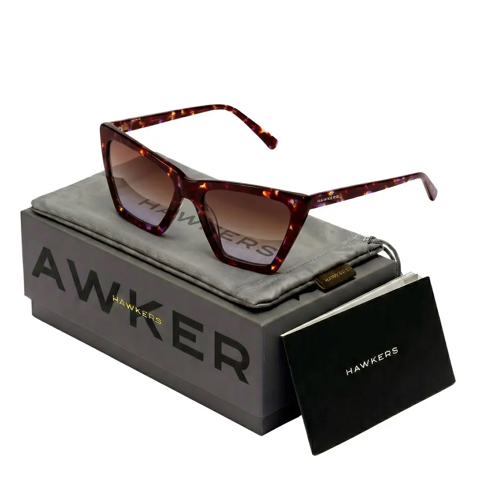 Gafas de Sol Hawkers Flush HFLU22CVX0 Marron Degrade Unisex Talla 55mm 1