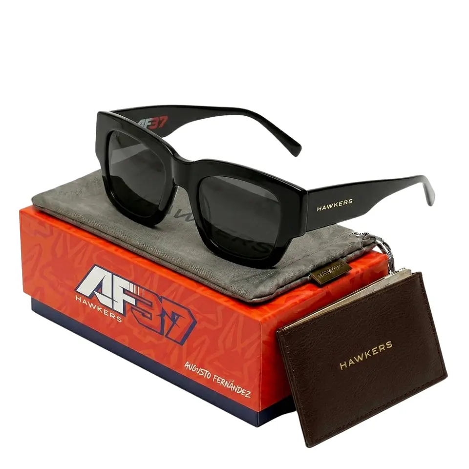 Gafas de Sol Hawkers Race - Augusto Fernandez HRAC23BBXF Negro Unisex Talla 51mm 1